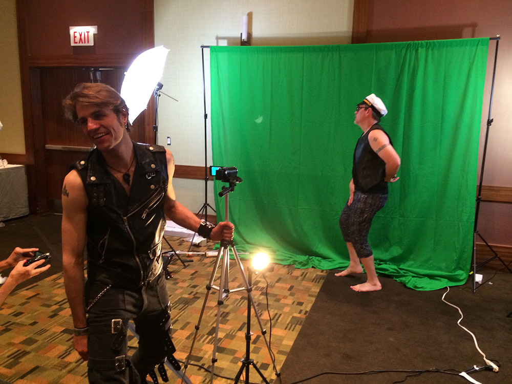 Seamonkey Filming a Music Video